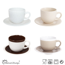 8oz Cup und Untertasse Seesame Glaze Design